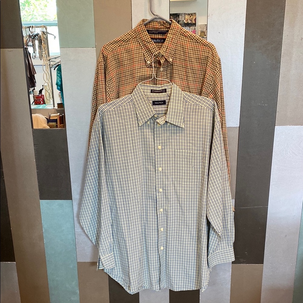Nautica Men's Checkered Shirt Set - Classic Style